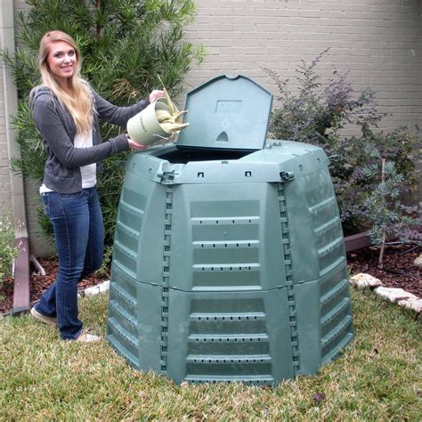 Exaco 267 Gal Thermo Star 1000 Recycled Plastic Compost Bin Green