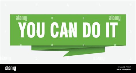 You Can Do It Sign You Can Do It Paper Origami Speech Bubble You Can