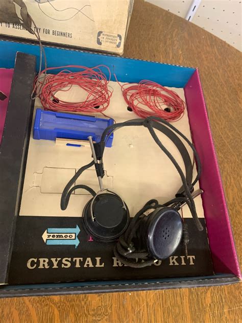 1962 Remco Radio Science Crystal Radio Kit Box And Instructions