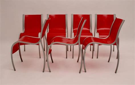 5% coupon applied at checkout save 5% with coupon. Modern Red Plastic Vintage Seven Dining Chairs by Ron Arad Kartell Italy, 1999 For Sale at 1stdibs
