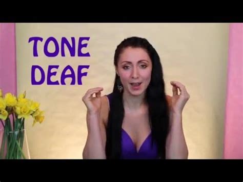 The traditional deafness of an adder is based on an image in psalm 58 : I think I am TONE DEAF. Can I learn to SING? - YouTube