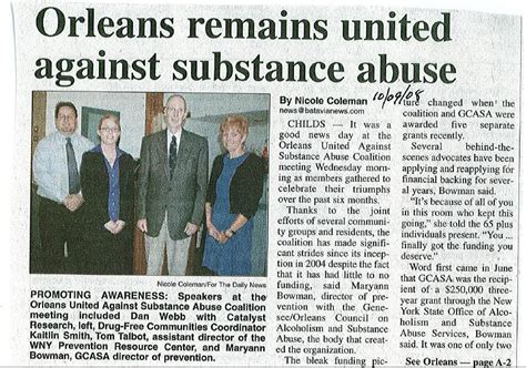 Gcasa Cares Great Article In The Daily News On 100908 On The Meeting