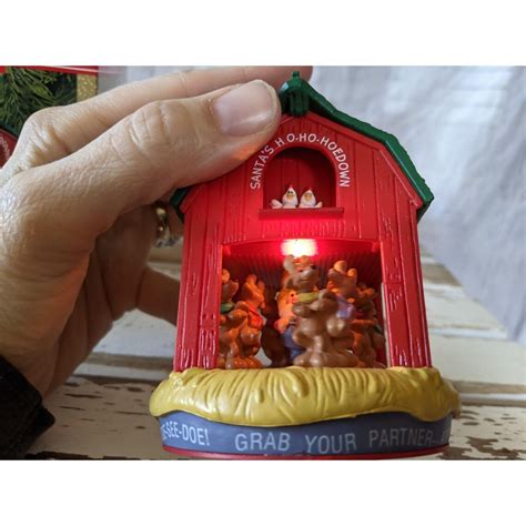 Hallmark Santas Ho Ho Hoedown Ornament Xmas Magic Light Etsy