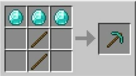 How To Make A Pickaxe In Minecraft Materials Crafting Recipe And More