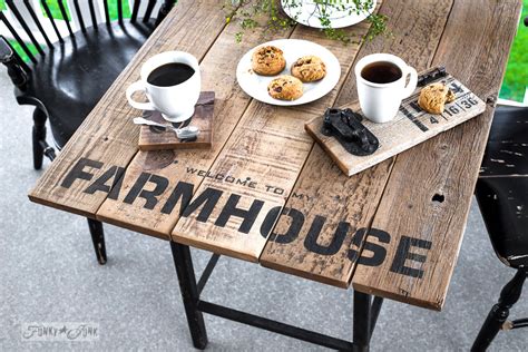 The way i paint furniture without sanding first, may not be best for kitchen cabinets which will get a i love your website! Industrial FARMHOUSE window valance sign and table sized ...