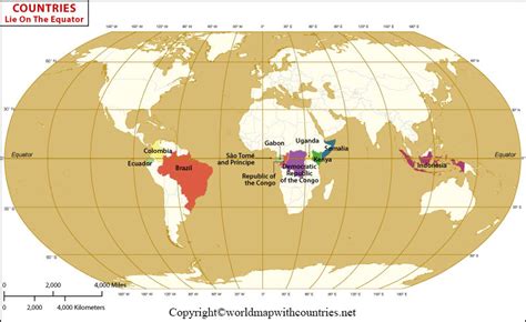 Free Printable World Map With Equator And Countries