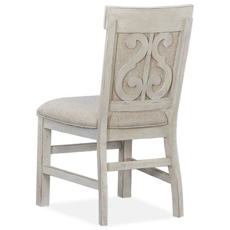 How to upholster dining room chairs tutorial {and a sneak peak at my dining room}. Magnussen Home Bronwyn Farmhouse Upholstered Dining Side ...