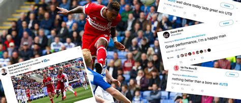 Nick gicinto jacob nocon matt henley ed russo lisa rager justin zeefe nisos redacted and the list goes on and on. Social Media Reaction To Boro's Win At Reading ...