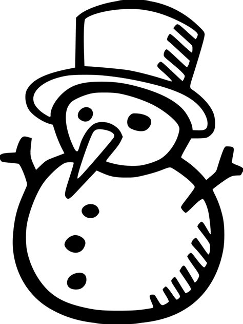 98 Snowman Svg Free SVG PNG EPS DXF File