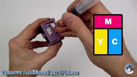 How To Refill Hp 303 Hp 303xl 305 Or 305xl Tri Colour Ink Cartridges