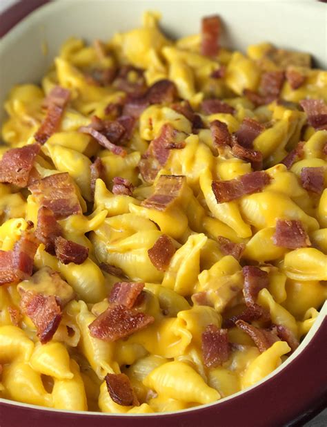 Easy Creamy Dairy Free Bacon Macaroni And Cheese Recipe