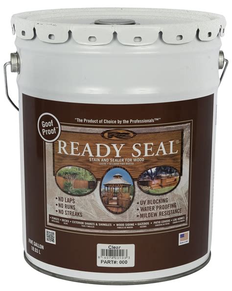 Ready Seal 500 Stain And Sealer Clear 5ga The Home Improvement Outlet