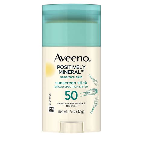 Positively Mineral Zinc Oxide Sunscreen Stick Spf 50 Aveeno®