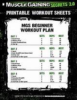 Workout Routine Pdf Pictures