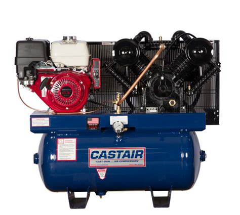 Castair Gx390 13hp Gas Air Compressor Commercial 303 Cfm 30gal