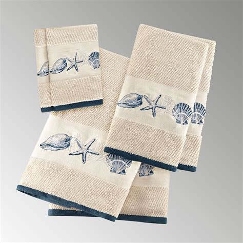 Seashell Bath Towels