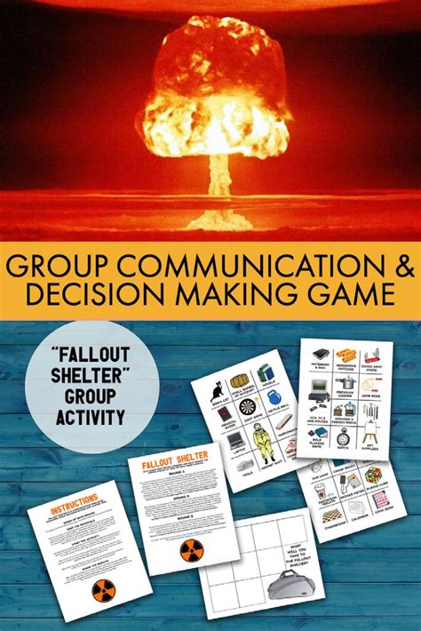 Decision Quest Fallout Shelter Survival Group Team Building Etsy