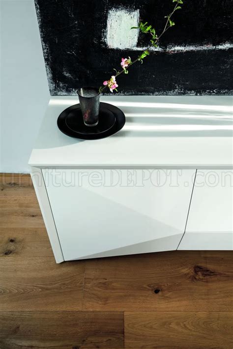 white ultra modern dining table wtwo pedestal legs