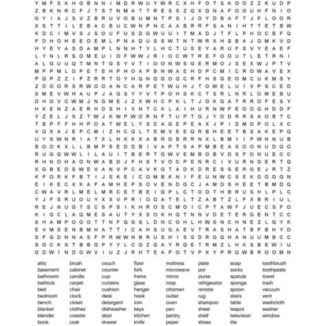 25 Free Printable Word Searches