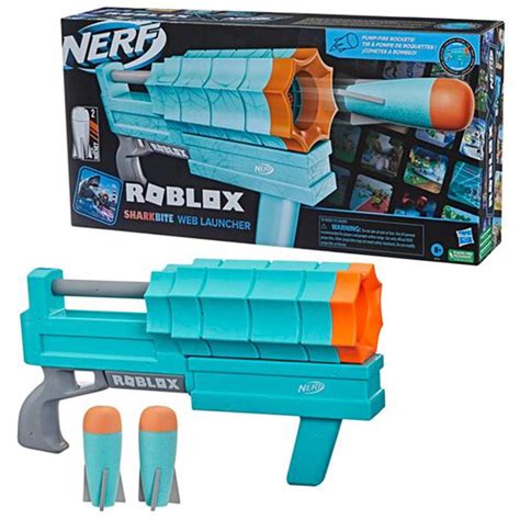 Hasbro Roblox Nerf Sharkbite Blaster Buy Online At The Nile