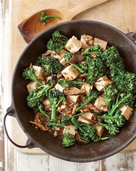 Stir Fried Tofu With Mushrooms And Greens Williams Sonoma Taste