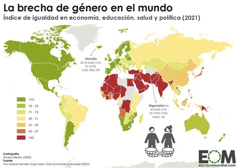 El Mapa De La Brecha De Género En El Mundo Mapas De El Orden Mundial Hot Sex Picture