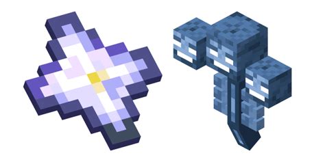 Minecraft Wither And Nether Star Cursor Custom Cursor