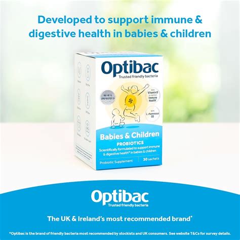 Optibac Probiotics Babies And Children Supplement 30 Sachets