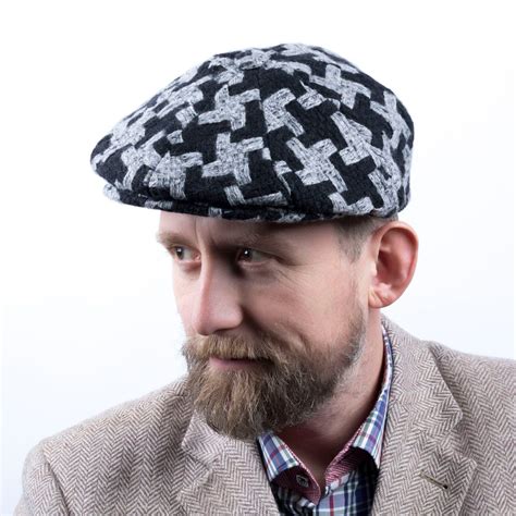 Karierte Irische Kappe Herren Tweed Hut Brian Johnson Mütze Etsy
