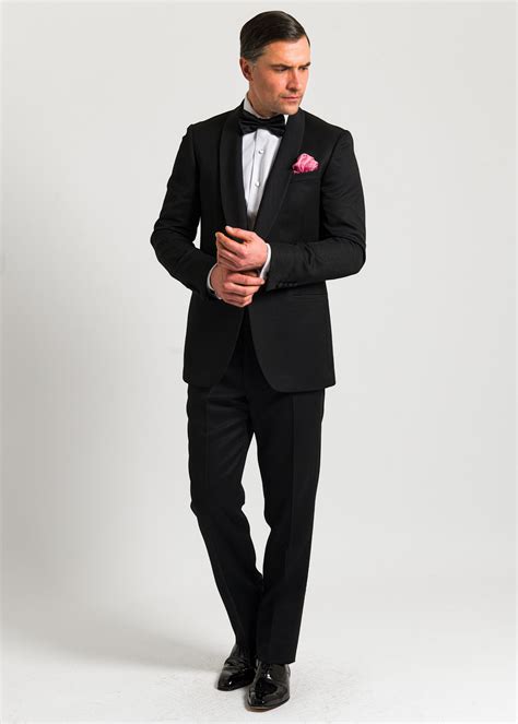 Black 2 Piece Dinner Suit With Shawl Collar New Arrival Roderick