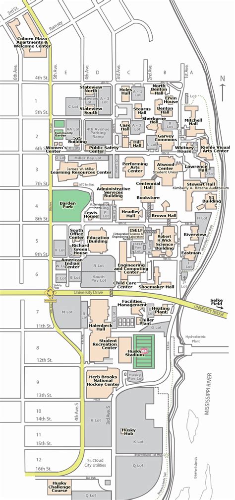 Campus Map St Cloud State University