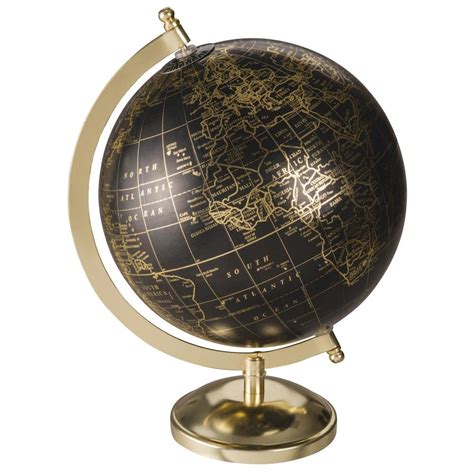Black And Gold Globe Maisons Du Monde Gold Globe Black Globe