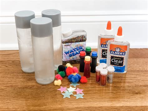 How To Make Simple Diy Glitter Sensory Bottles Teaching Littles