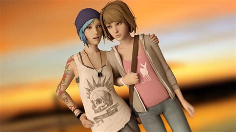 Lots of holding hands like literally chloe loves holding your hands because even though she has to lean just a little for it to be at level height she really loves the fact that everybody watching (or rudely staring) knows your hers. life is strange, max caulfield, chloe price