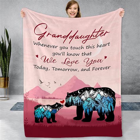 Granddaughter Ts From Grandma Grandpa Granddaughter Blanket To