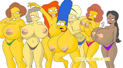 Edna Krabappel And Maude Flanders Tits Big Breast Panties Milf Nude