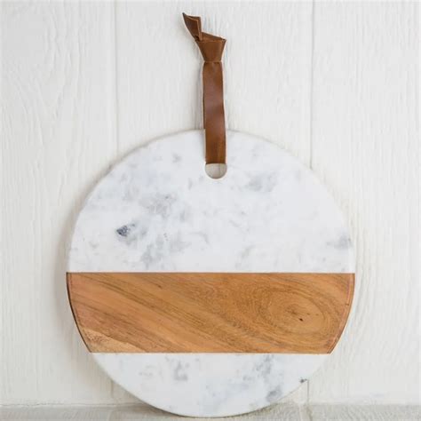 Chopping Board Of Marble Stone And Agate For Cutting And Chopping In