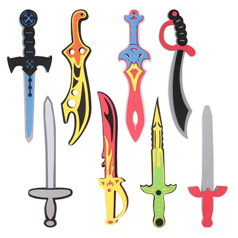 Buy Liberty Imports Foam Swords 8 Pack Weapons Toy Set For Kids 8