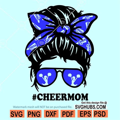 Cheer Mom SVG, Mom life SVG, Cheer mom life SVG, Cheerleader Mom SVG