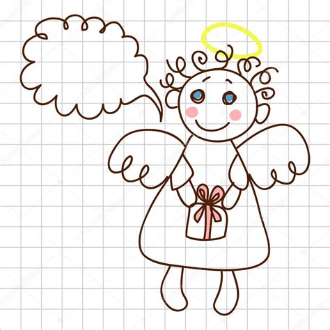Cute Angel — Stock Vector © Elenita 8840614