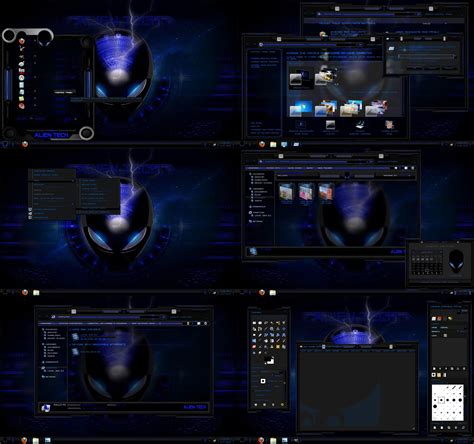 Windows 7 Theme Alien Blue Glass By Tono3022 On Deviantart