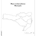 Mapa Pol Tico De Santa Catarina Escola Educa O