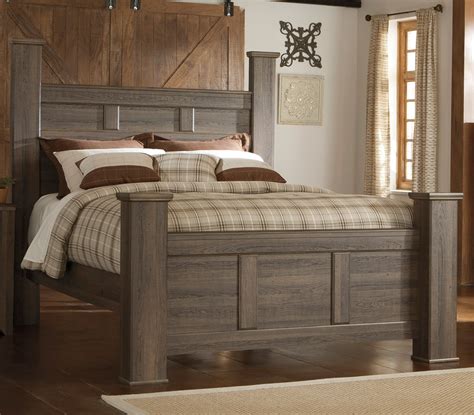 Hillsdale furniture chesapeake bed set with with rails, king, rustic old brown. Driftwood Rustic Modern 6 Piece King Bedroom Set - Fairfax ...