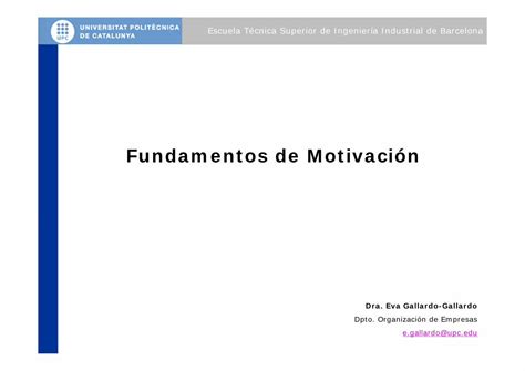 PDF Fundamentos de Motivación Modo de compatibilidad Escuela