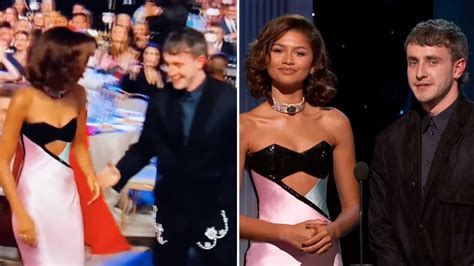 Zendaya REFUSES To Hold Paul Mescals Hands At 2023 SAG Awards YouTube