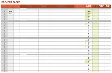 Daily Task Tracker On Excel Format Tracking Spreadshee Daily Task