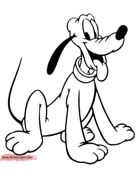 Pluto Coloring Pages Printable Free Coloring Pages