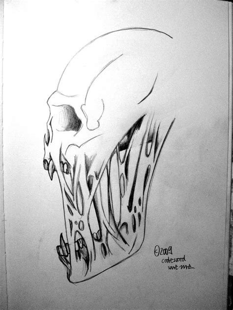 Also i wanted to say that i really love the foto of the hawi faces/expressions,i had a. Creepy Drawings | Traditional Art / Drawings / Macabre ...