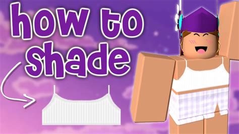 How To Shade Roblox Clothing Tank Tops Easy 2020 Youtube