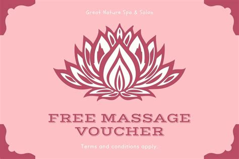 Customize Massage Gift Certificates Templates Online Canva